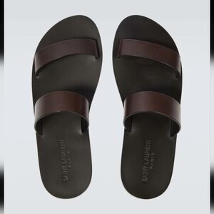 Saint Laurent Men's Brown Sandals